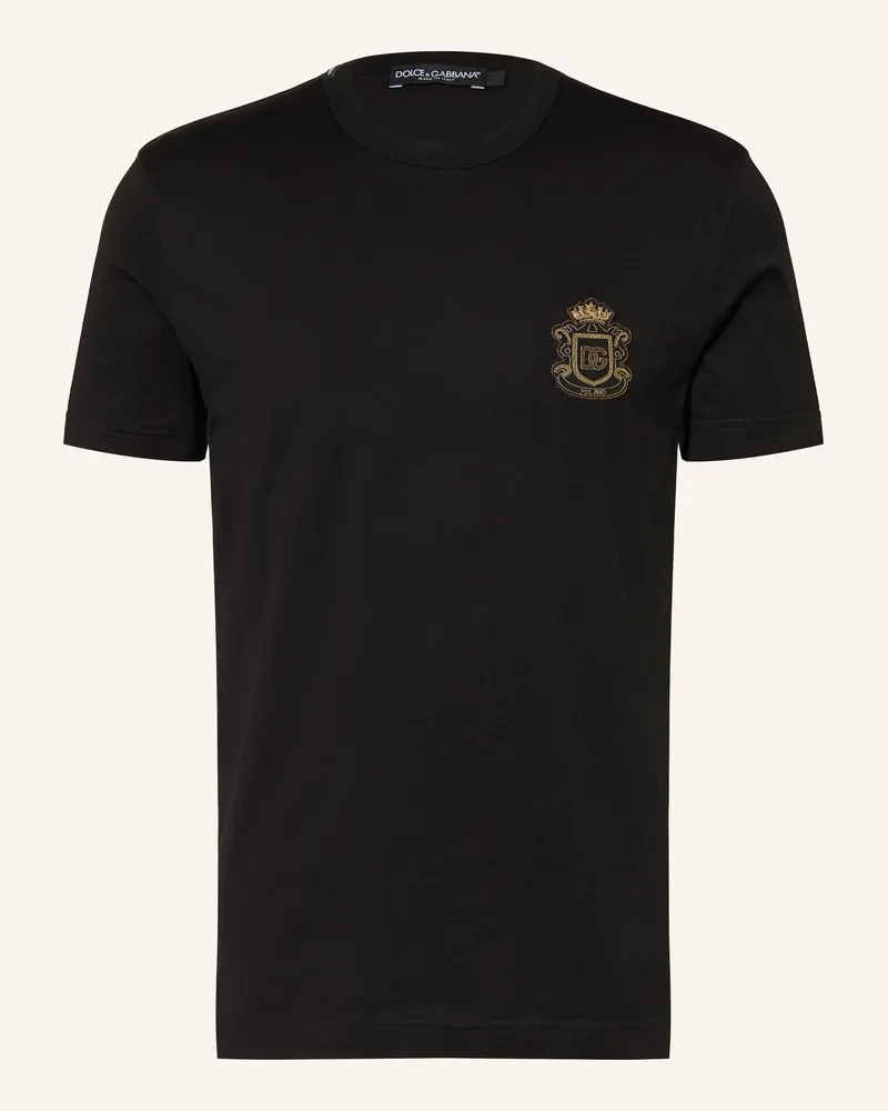 Dolce & Gabbana T-Shirt schwarz Schwarz