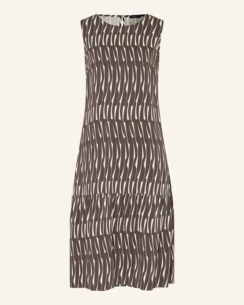 OPUS Kleid Wicy weiss Dunkelbraun