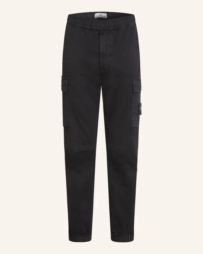 Stone Island Cargohose Schwarz