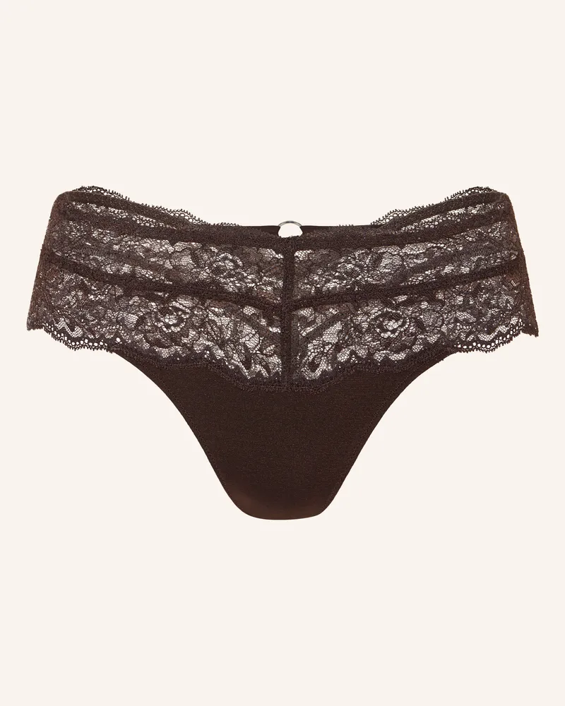 Marie Jo String Musea Mit Pailletten braun Dunkelbraun