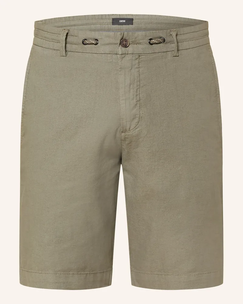 cinque Shorts Cijuno Mit Leinen gruen Khaki