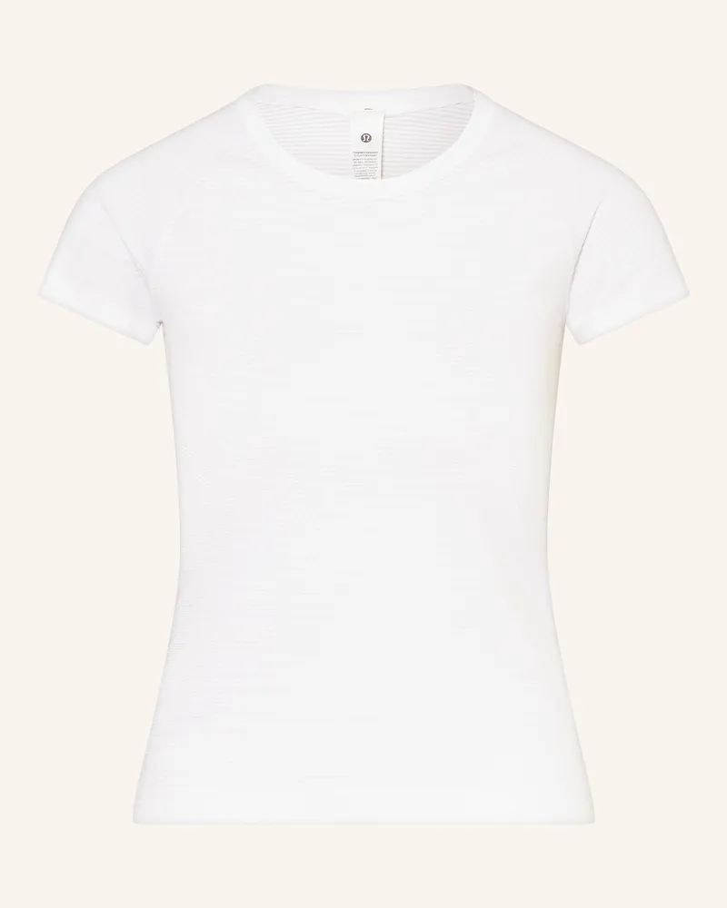 LULULEMON Laufshirt SWIFTY TECH 2.0 Weiss
