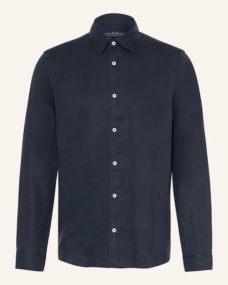 Marc O'Polo Hemd Shaped Fit Dunkelblau