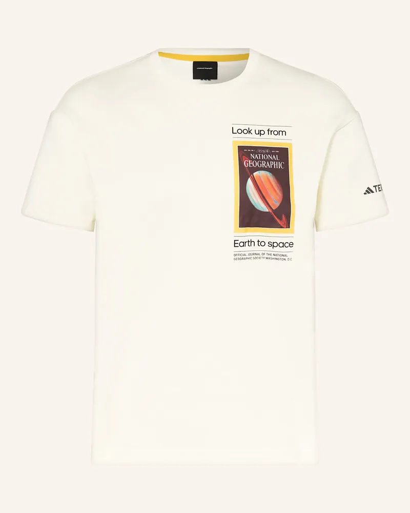 adidas T-Shirt NATIONAL GEOGRAPHIC UF AEROREADY GRAPHIC Hellgelb