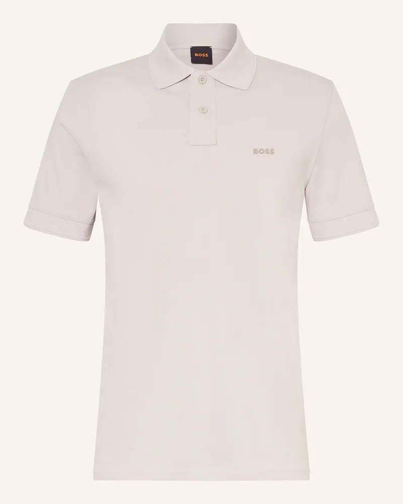 HUGO BOSS Piqué-Poloshirt Prime beige Hellgrau