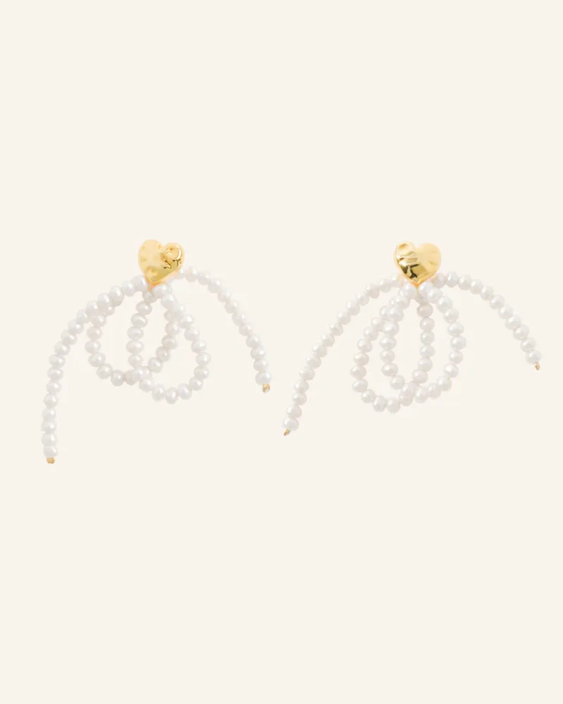 POMPIDOU Ohrhänger Mariko Heart By Glambou gold Gold