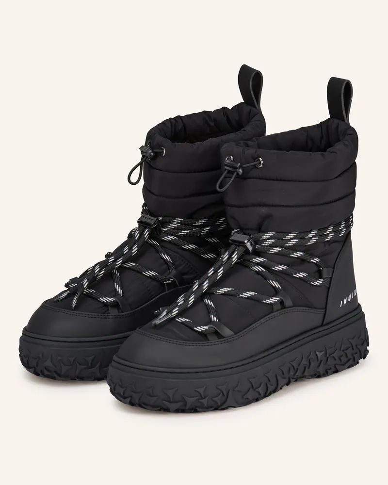 INUIKII Schnürboots Technical Performance schwarz Schwarz