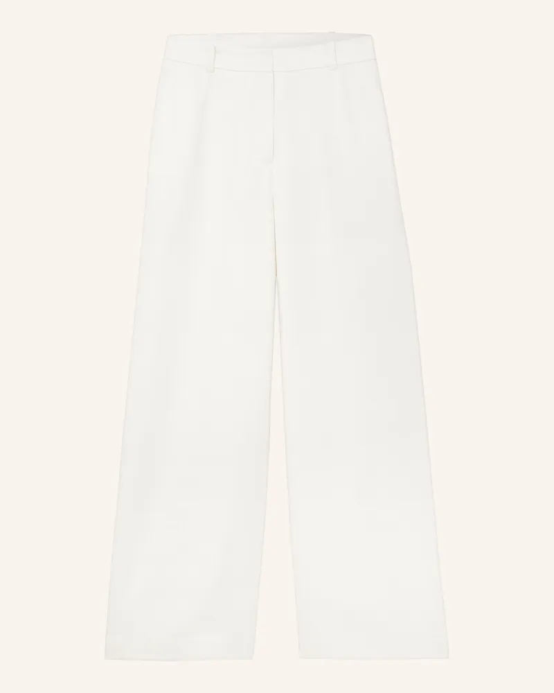 Reiss Marlenehose Alyx Mit Leinen weiss Weiss