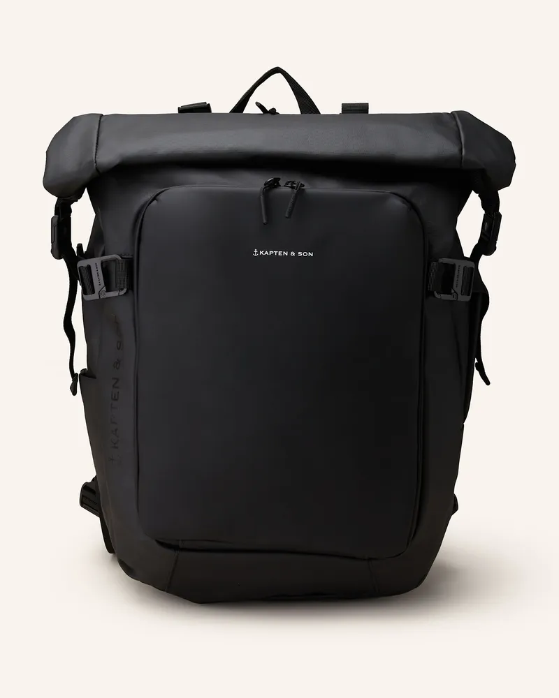 Kapten & Son Rucksack Lisbon schwarz Schwarz