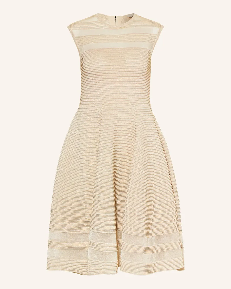 Ted Baker Kleid SAALLI mit Glitzergarn Beige