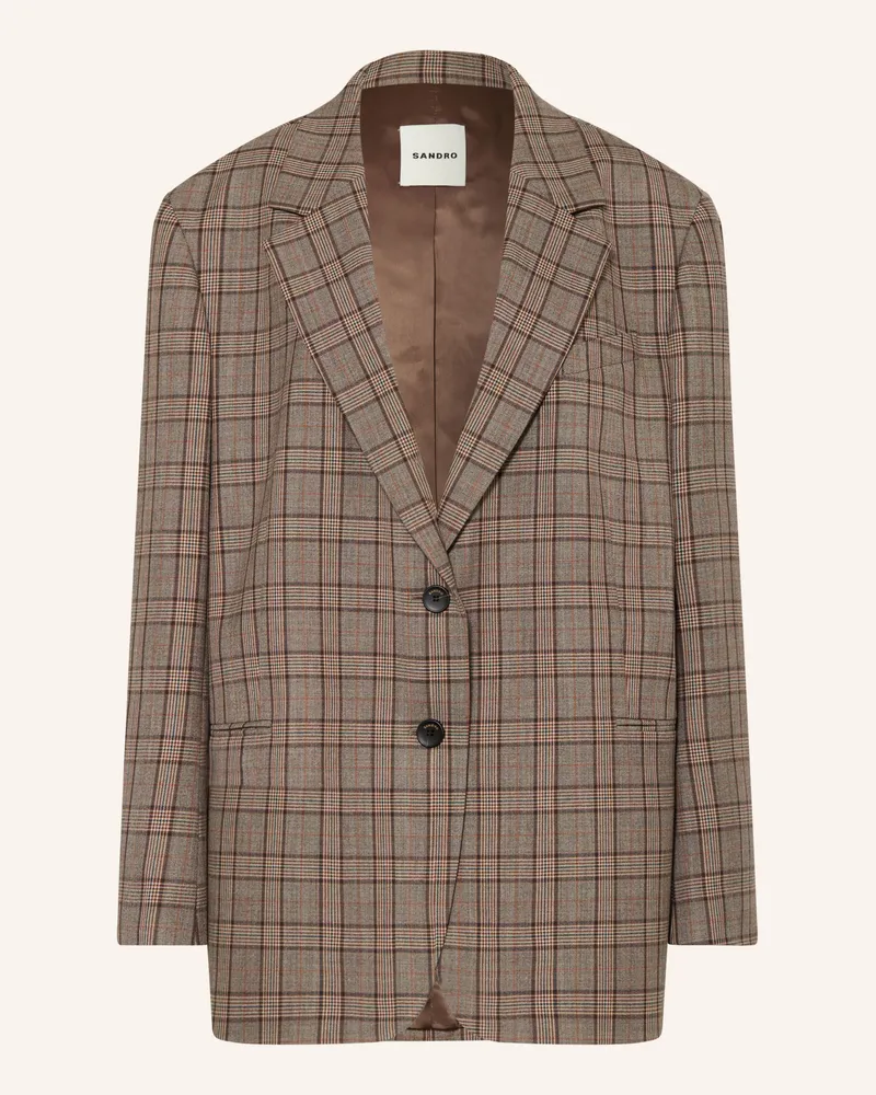 Sandro Oversized-Blazer braun Dunkelbraun