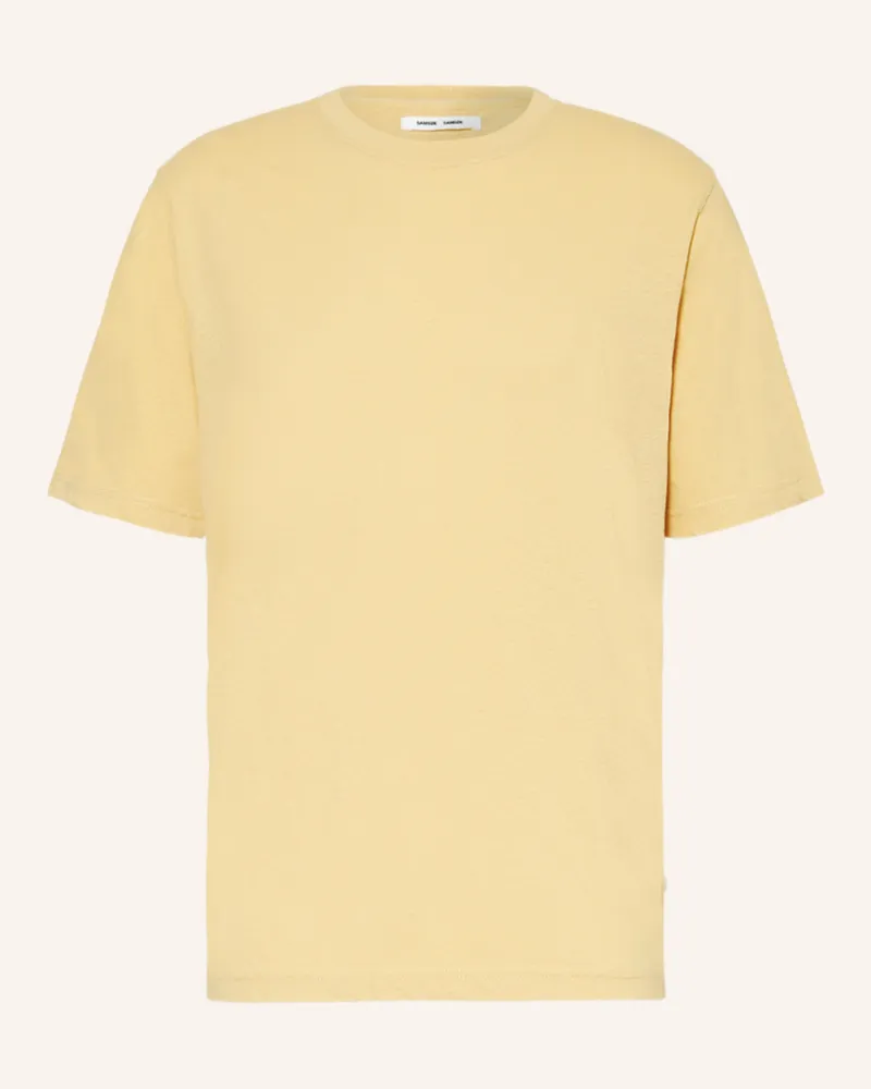 Samsøe & Samsøe T-Shirt SAADRIAN Dunkelgelb