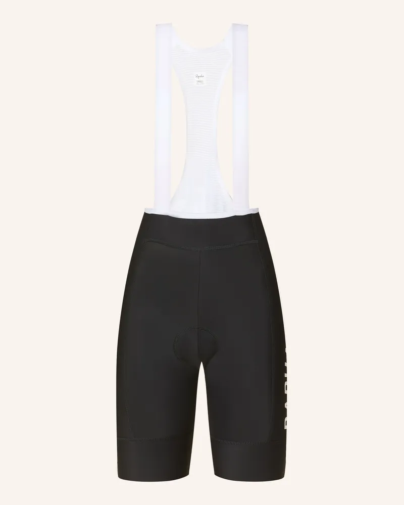Rapha Radhose Women's Pro Team Training Bib Mit Trägern Und Gepolstertem Einsatz schwarz Schwarz