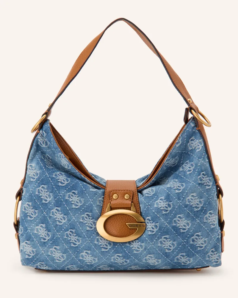 Guess Schultertasche Camden blau Blau