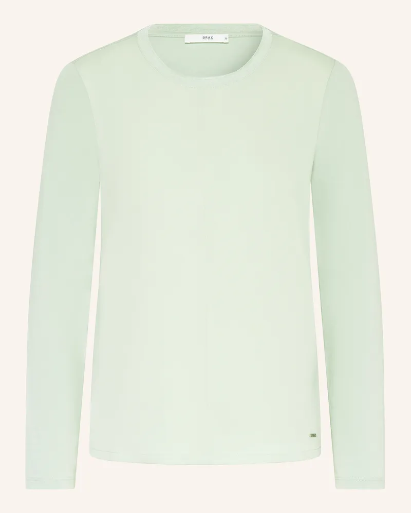 Brax Longsleeve CLARA im Materialmix Mint