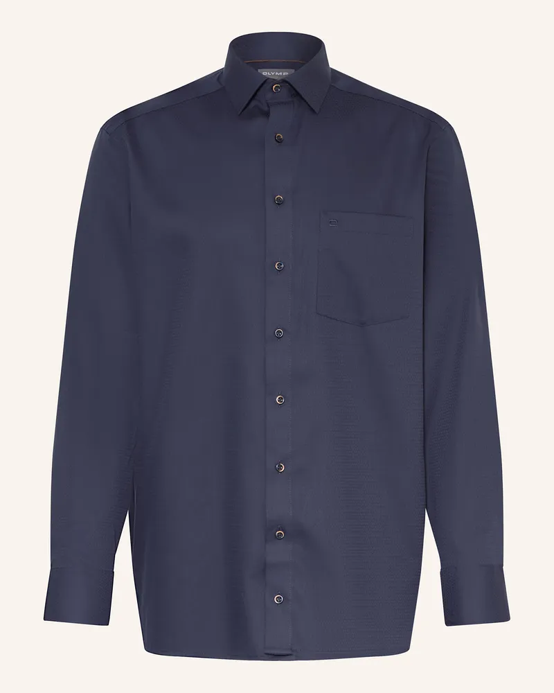 Olymp Hemd Luxor Comfort Fit blau Dunkelblau