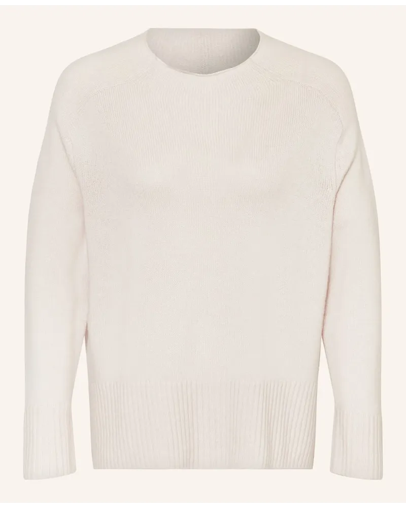 Mrs & HUGS Pullover mit Cashmere Weiss