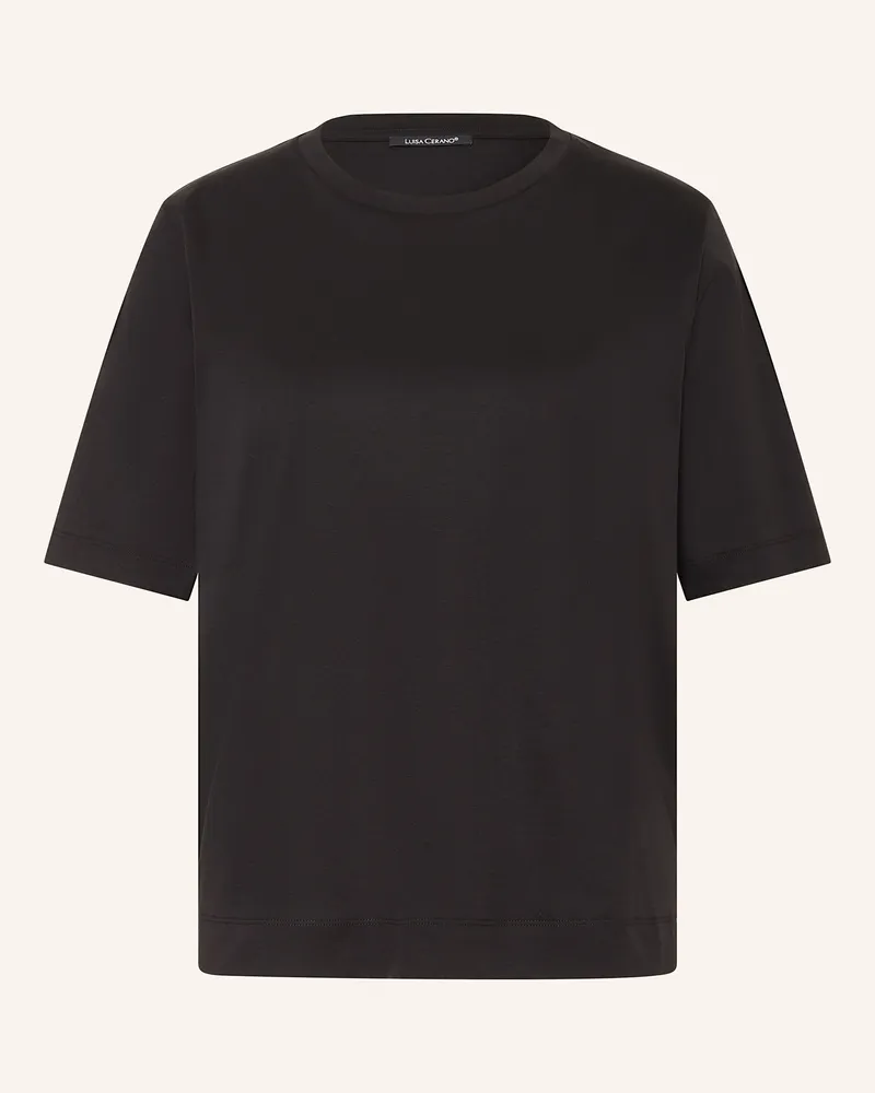 Luisa Cerano T-Shirt schwarz Schwarz