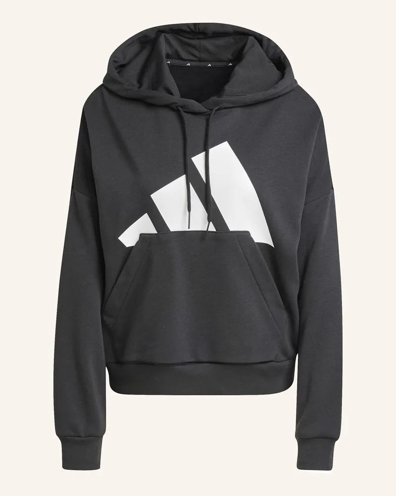 adidas Essentials Big Logo French Terry Loose Hoodie schwarz Schwarz