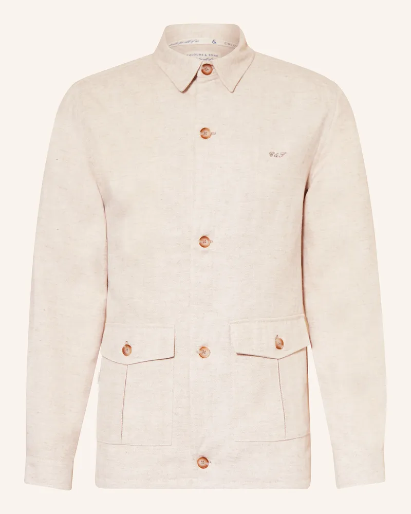 colours & sons Overshirt Creme