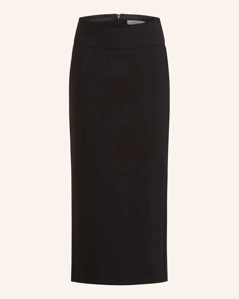 Max Mara Jerseyrock Blocco schwarz Schwarz