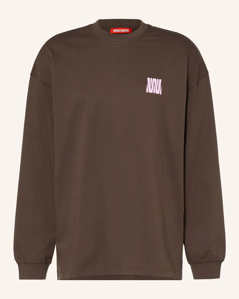 WRSTBHVR Longsleeve Studio v14 braun Dunkelbraun