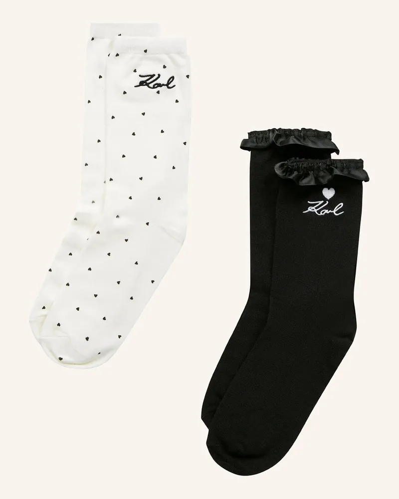 Karl Lagerfeld Socken weiss Weiss