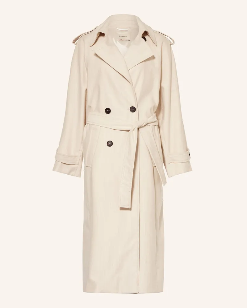 MAX&Co. Trenchcoat MCOBAFFO Weiss