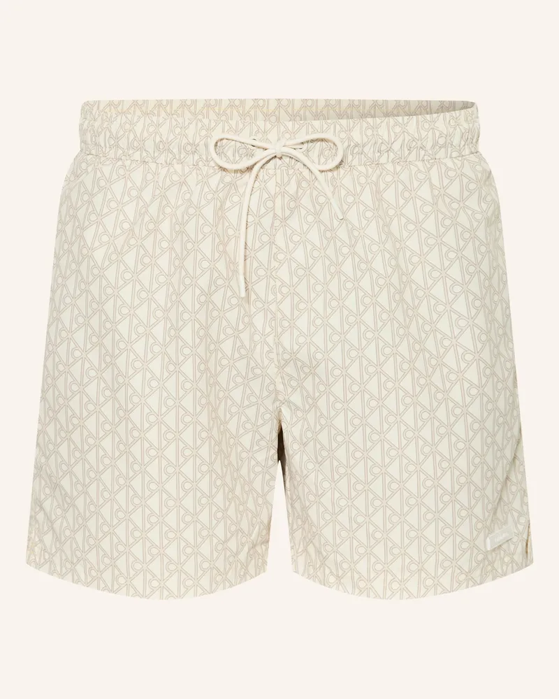 Calvin Klein Badeshorts beige Ecru