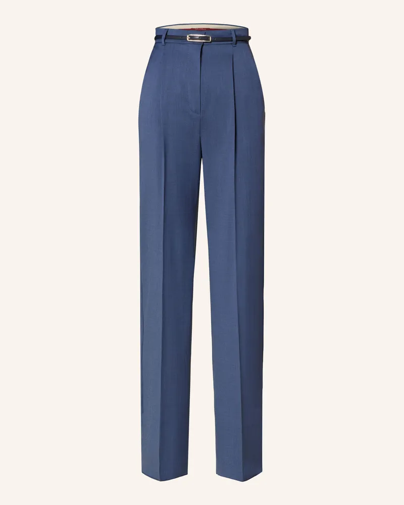 Max Mara Marlenehose ANFORA Blau