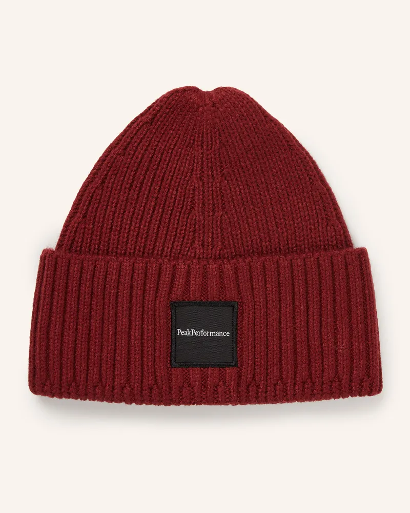Peak Performance Mütze CORNICE Dunkelrot