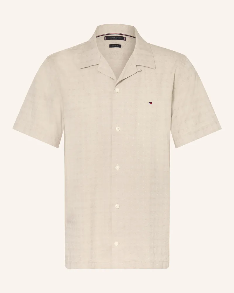 Tommy Hilfiger Resorthemd Regular Fit Beige