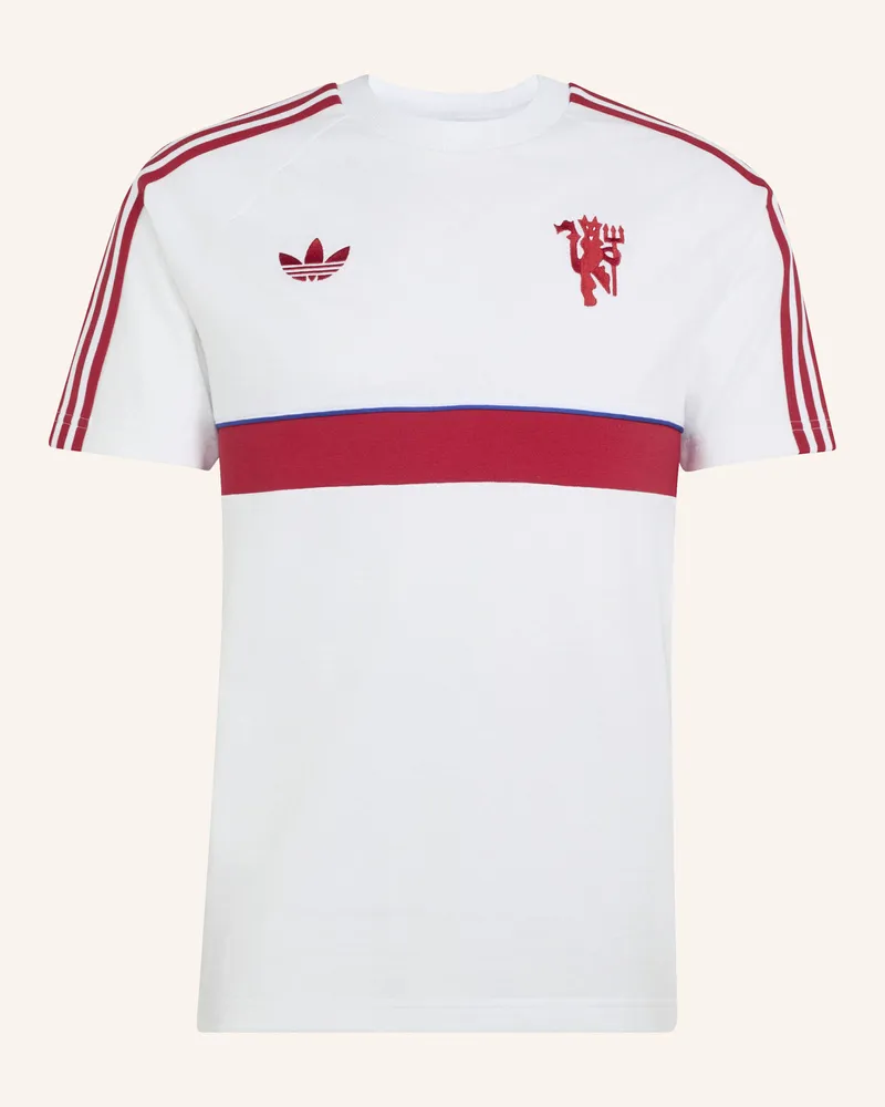 adidas Manchester United Originals T-Shirt weiss Weiss