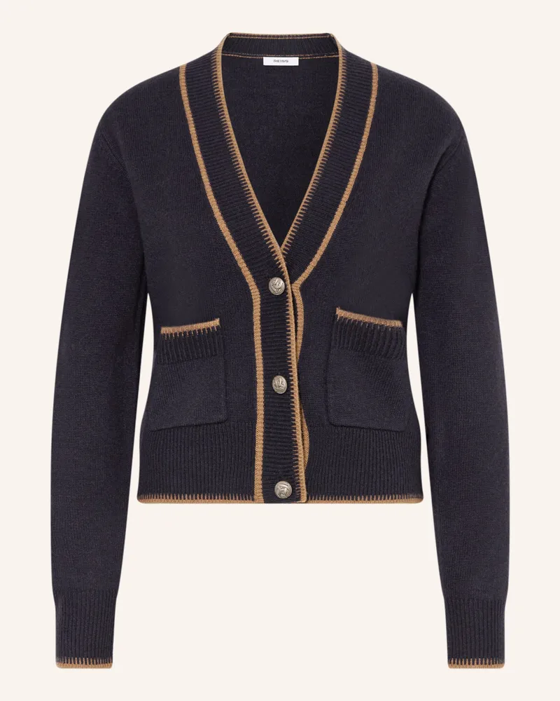 Reiss Strickjacke Louisa blau Dunkelblau