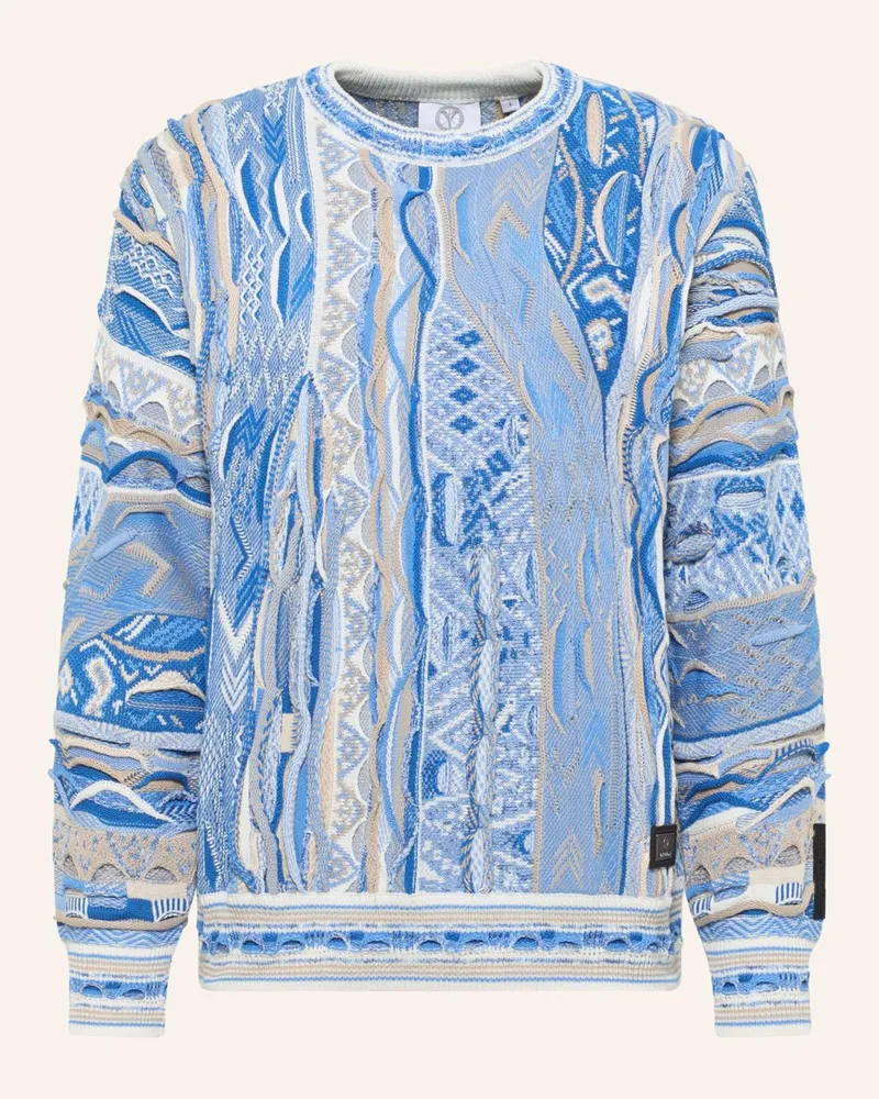 Carlo Colucci Strickpullover Di Palo blau Blau