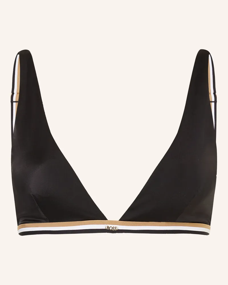 HUGO BOSS Bralette-Bikini-Top ICONIC Schwarz