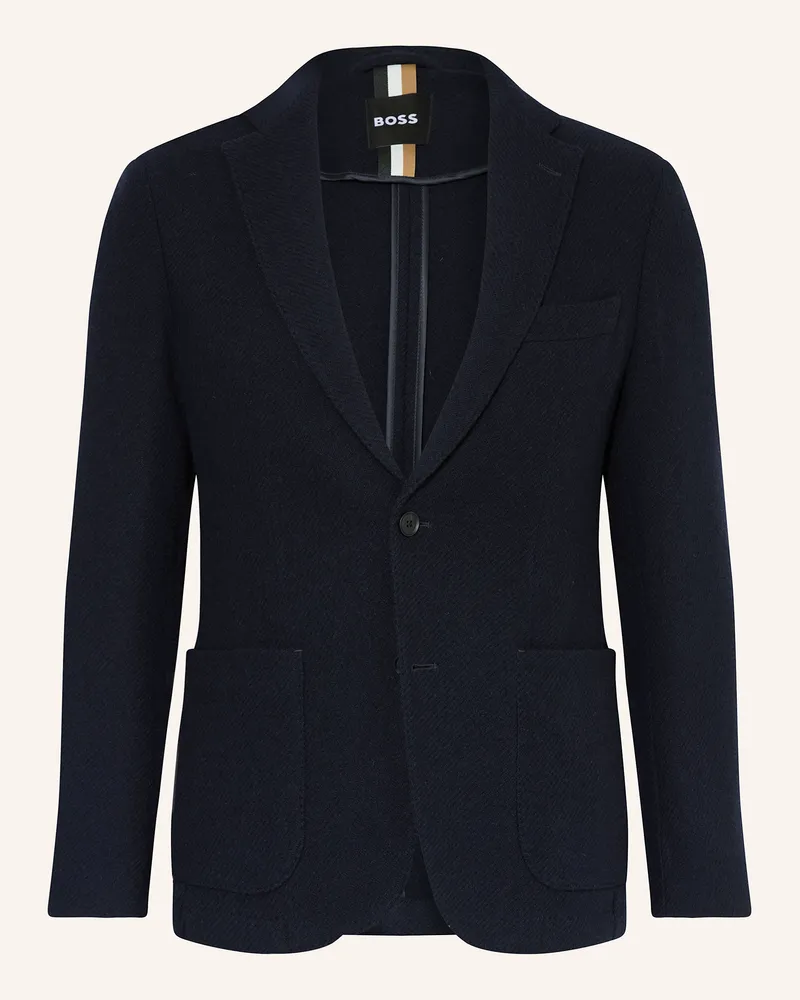 HUGO BOSS Sakko Hanry Slim Fit blau Dunkelblau