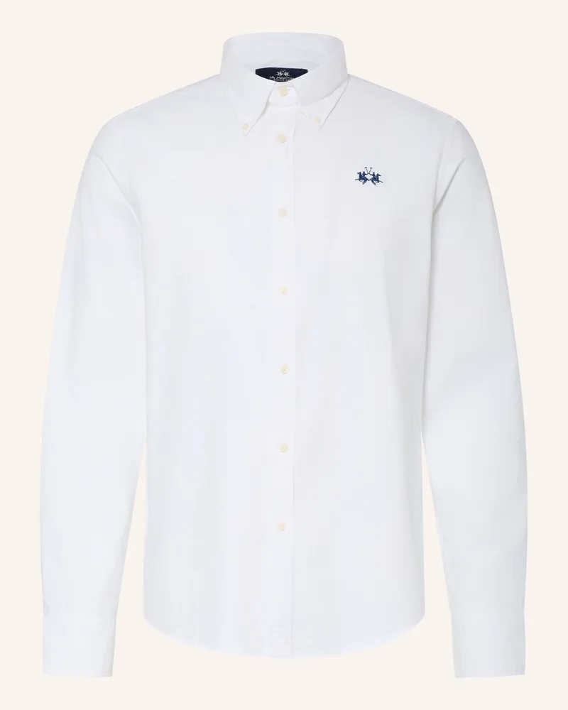 La Martina Oxfordhemd Regular Fit weiss Weiss