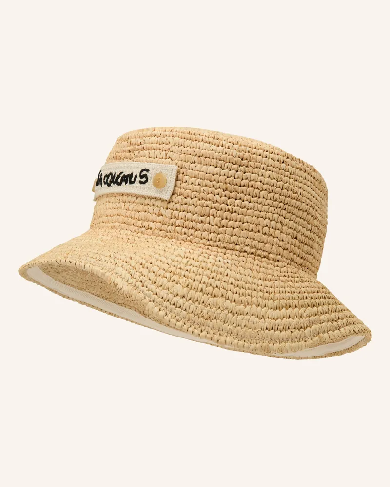 Jacquemus Strohhut Le Bob Plage beige Beige