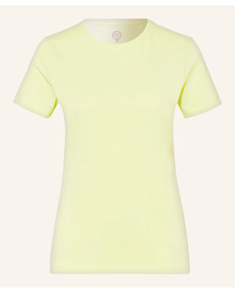 Boviva T-Shirt mit Schmucksteinen Gelb