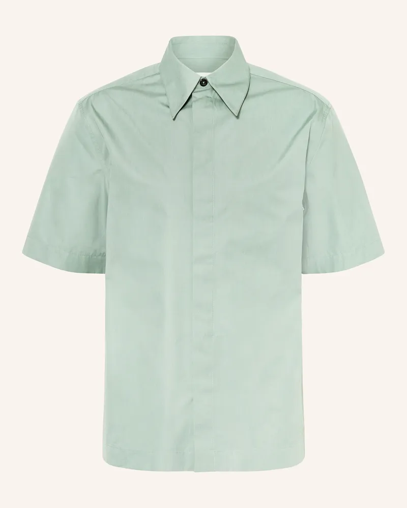 Jil Sander Kurzarm-Hemd SHIRT 131 Regular Fit Hellgrün
