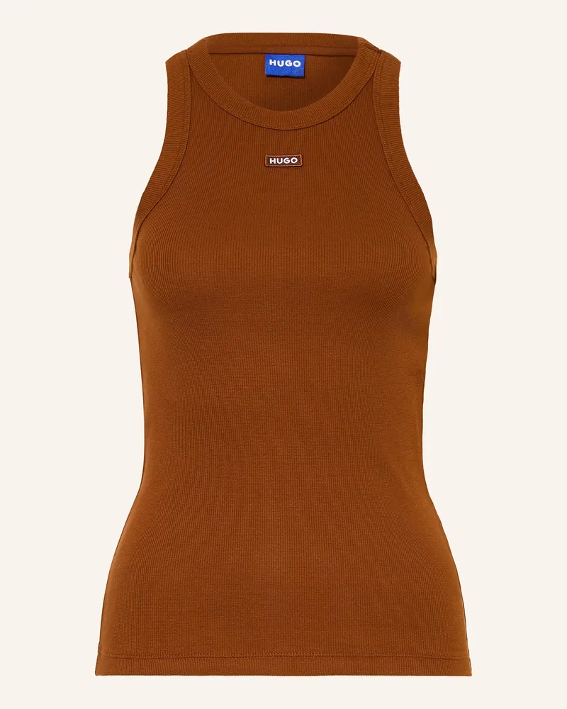 HUGO BOSS Top Easy Tank braun Braun
