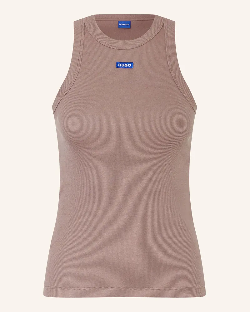 HUGO BOSS Top Easy Tank braun Braun