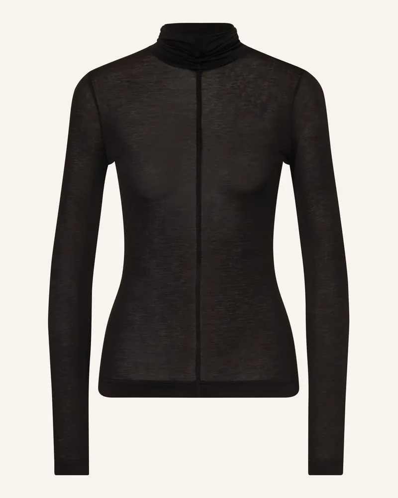 InWear Rollkragenshirt Tyleriw schwarz Schwarz