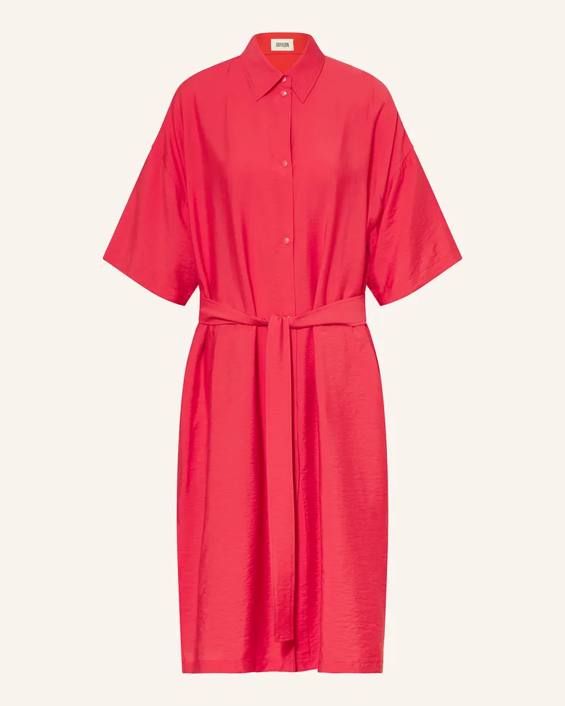 Drykorn Hemdblusenkleid RINI Rot