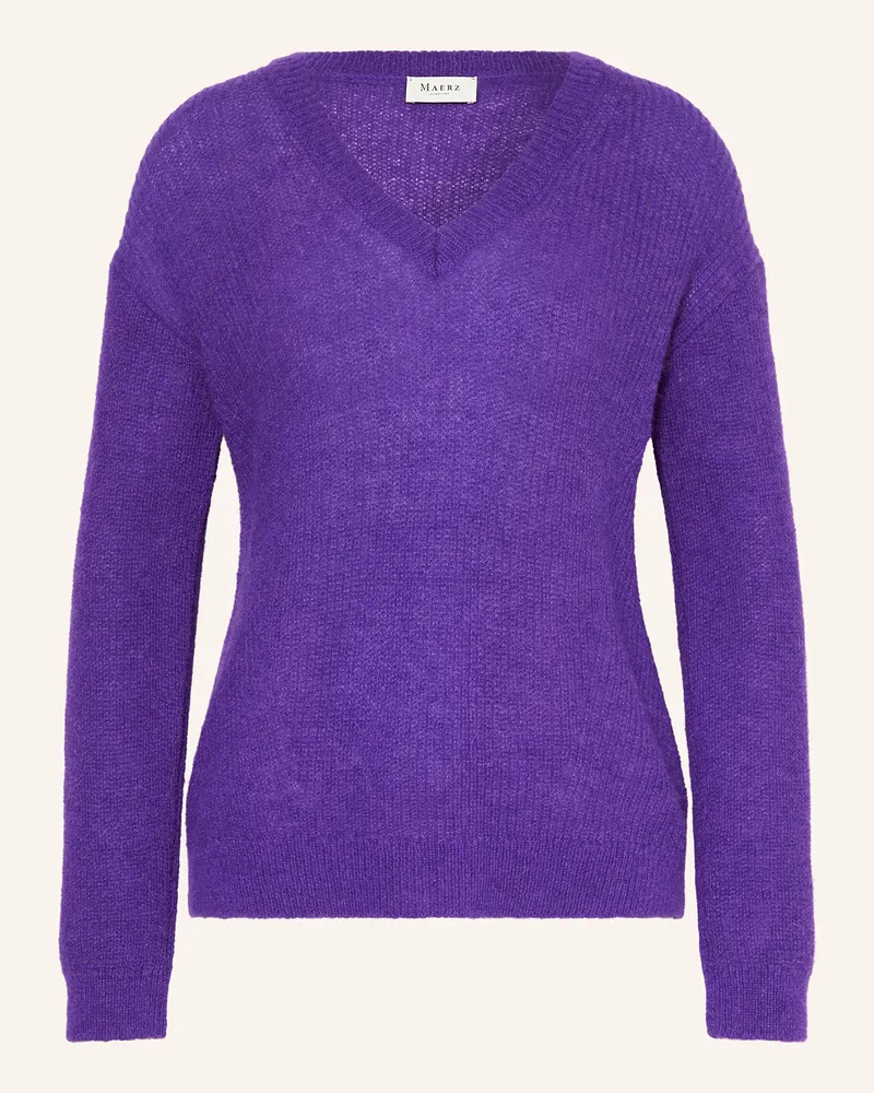 Maerz Pullover Mit Alpaka lila Lila