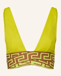 Versace Bralette-Bikini-Top Gelb