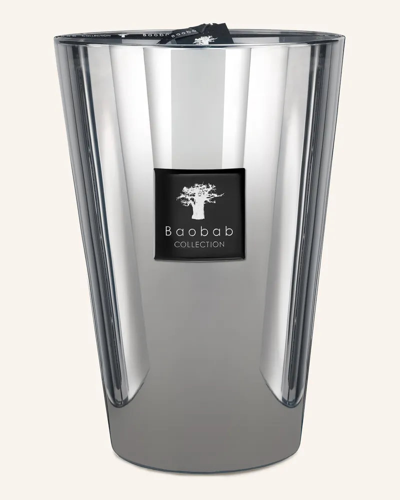 Baobab Collection Duftkerze silber Silber