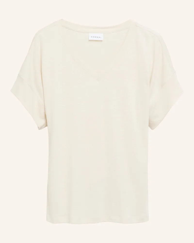 COMMA T-Shirt beige Beige