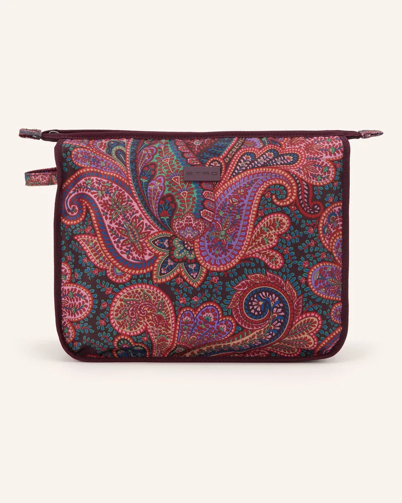 Etro Kosmetiktasche rot Dunkelrot